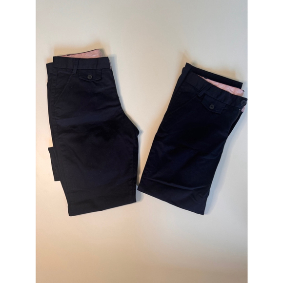 2 Girls GapKids Blue Uniform Pants 14Large - Picture 3 of 8